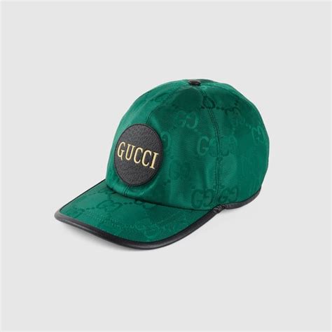 Casquette Gucci Off the Grid en ECONYL® GG vert .